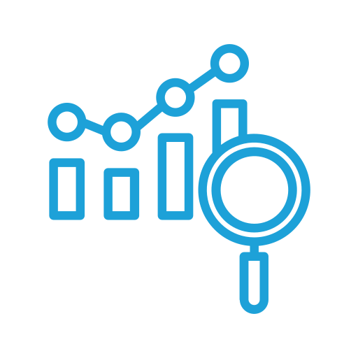 Reporting, Analytics And Insights Blue